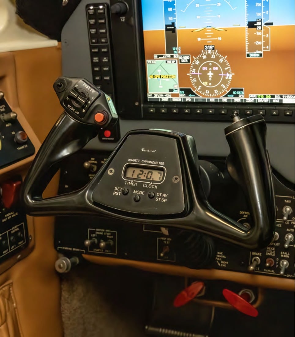 1988 King Air B200 Cockpit