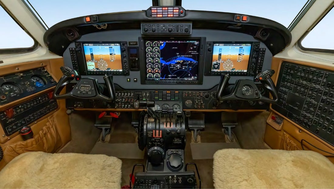1988 King Air B200 Cockpit